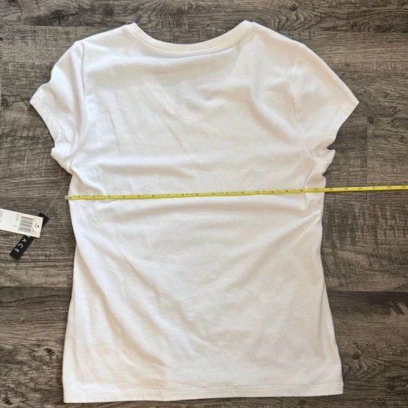 Grace Women's Classic White Short Sleeve Tee - Picture 7 of 9